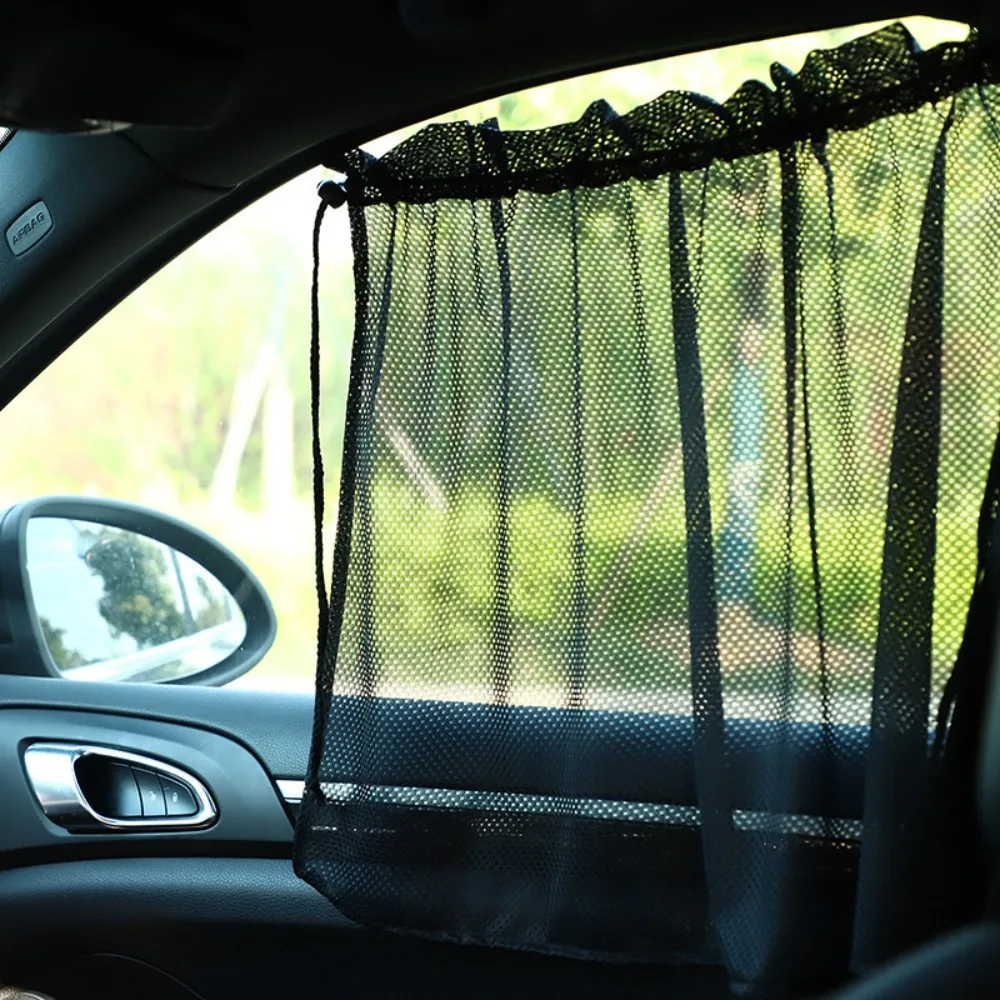 

Sun Protection Car Curtain Sunshades Heat Insulation Curtains Mesh Sunshade Auto Supplies Sun Visor Mesh
