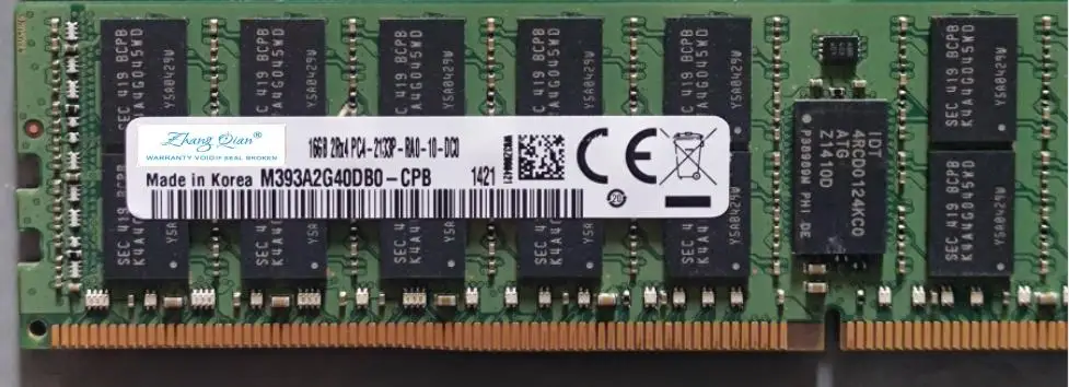 

Для 16G DDR4 ECC 2133 reg M393A2G40DB0-CPB