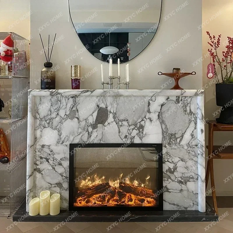A Marble fireplace French stone carving fireplace large white stone decorative mantel
