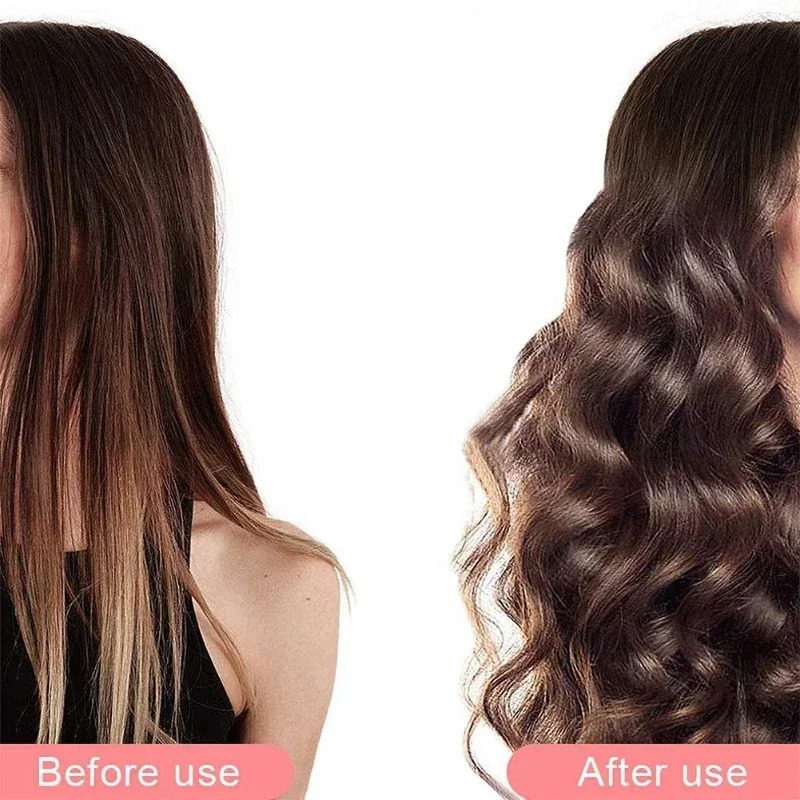 32MM Electric Curling Iron Automatic Lambswool Curling Tool Long Lasting Styling French Styling Rotating Anti-Flame Design image 4