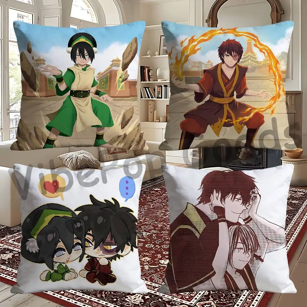 Z-Zuko T-Toph Beifong Z-Zutoph 30x30 60x60 40x40 45x45 50x50 cm Pillow Case Holiday Print Cushion Cover Home Textile