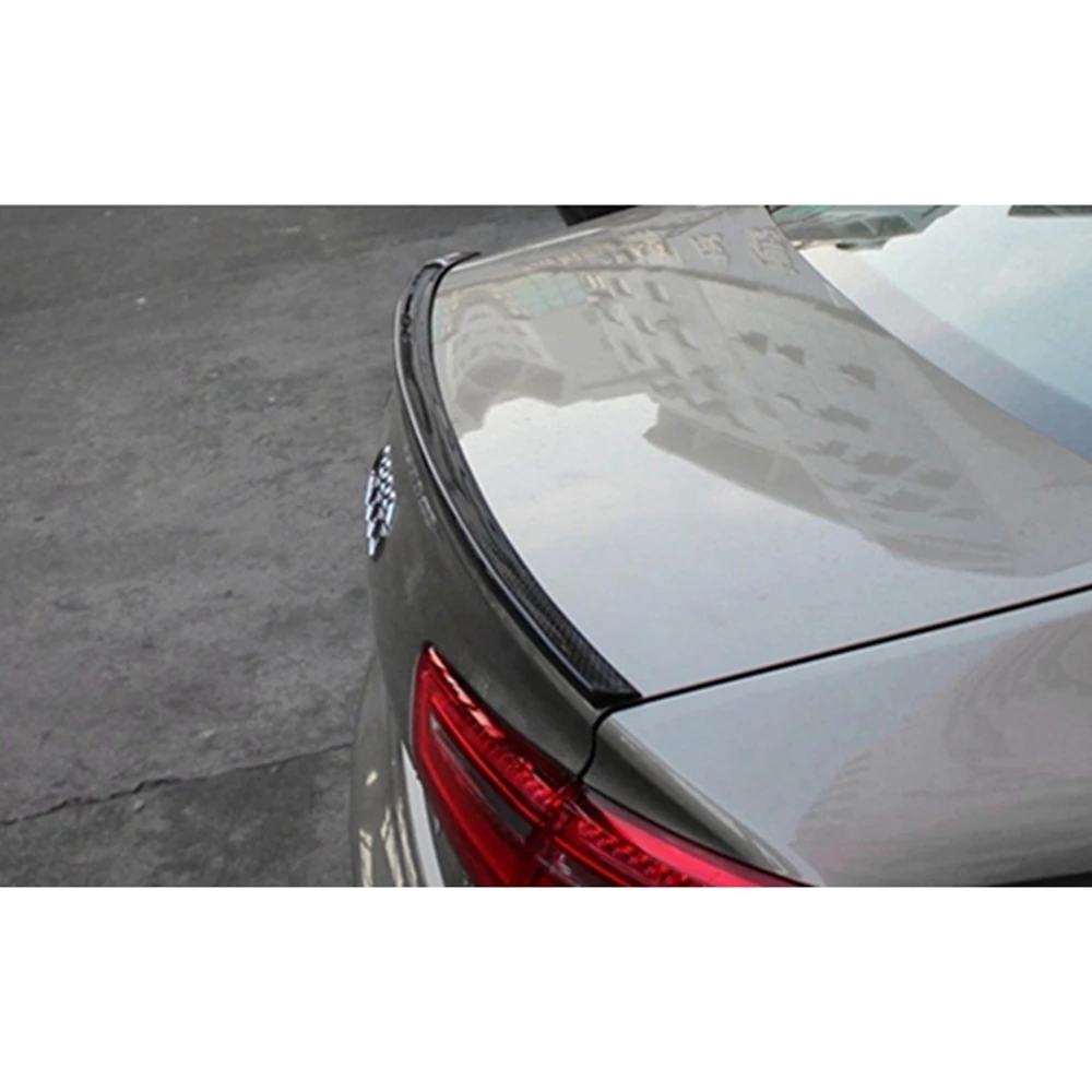 

FOR AUDI A6 C7 Sedan S Style Carbon Fiber Rear Spoiler Trunk Wing 2012-2015 FRP Forged carbon