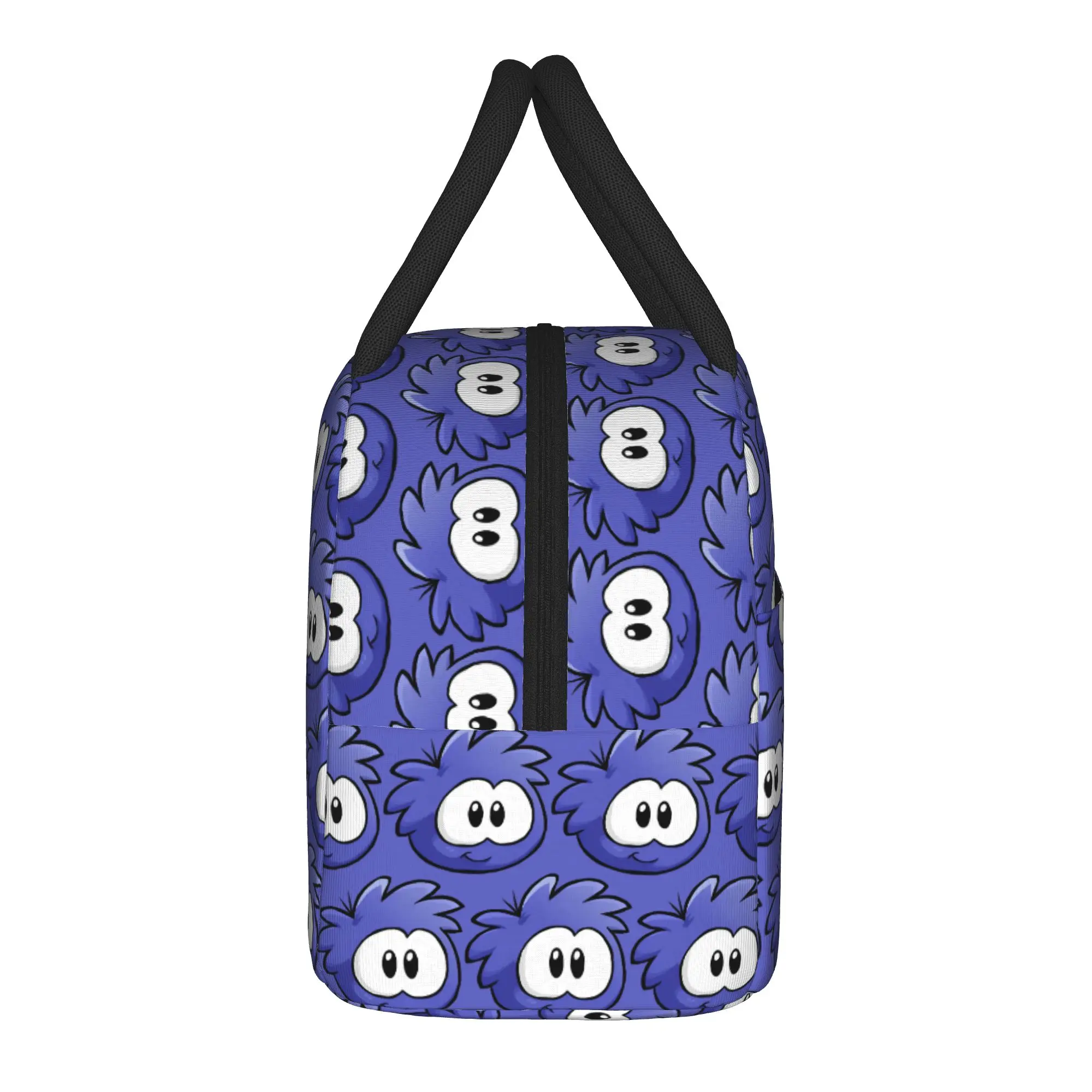 Club Penguin Puffle Insulated Lunch Bag Cooler Bag Reusable,Lunch Container  Large Tote Lunch Box Food Handbags Office  Outdoor