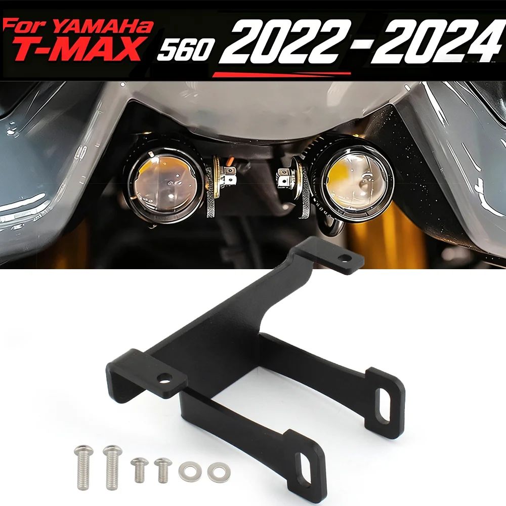 

T-MAX 560 2024 Fog Lights Brackets LED Lights Bracket Auxiliary Lights FOR YAMAHA TMAX560 TMAX 560 2022-2024 T-MAX 530 2017-2019