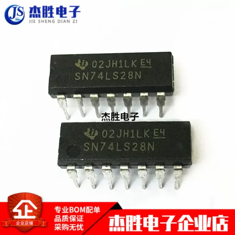 Brand new original 74LS28 HD74LS28P SN74LS28N DIP-14 quad 2 input positive or non buffer