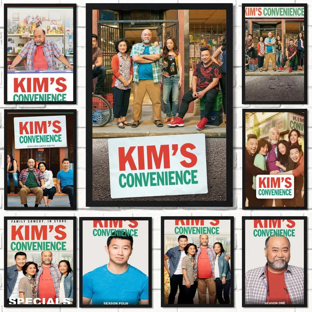 tv series K-Kims Convenience-E Poster Self Adhesive Wall Decor for Modern Home Cafe Office and Bar