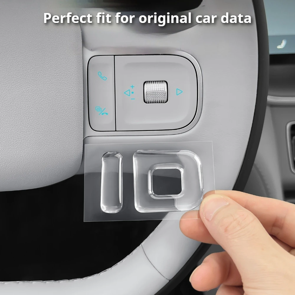 Fit For 2026 BYD Song Ultra EV Steering Wheel Button Sticker Glue Drop Protective Film Interior Modification Accessories