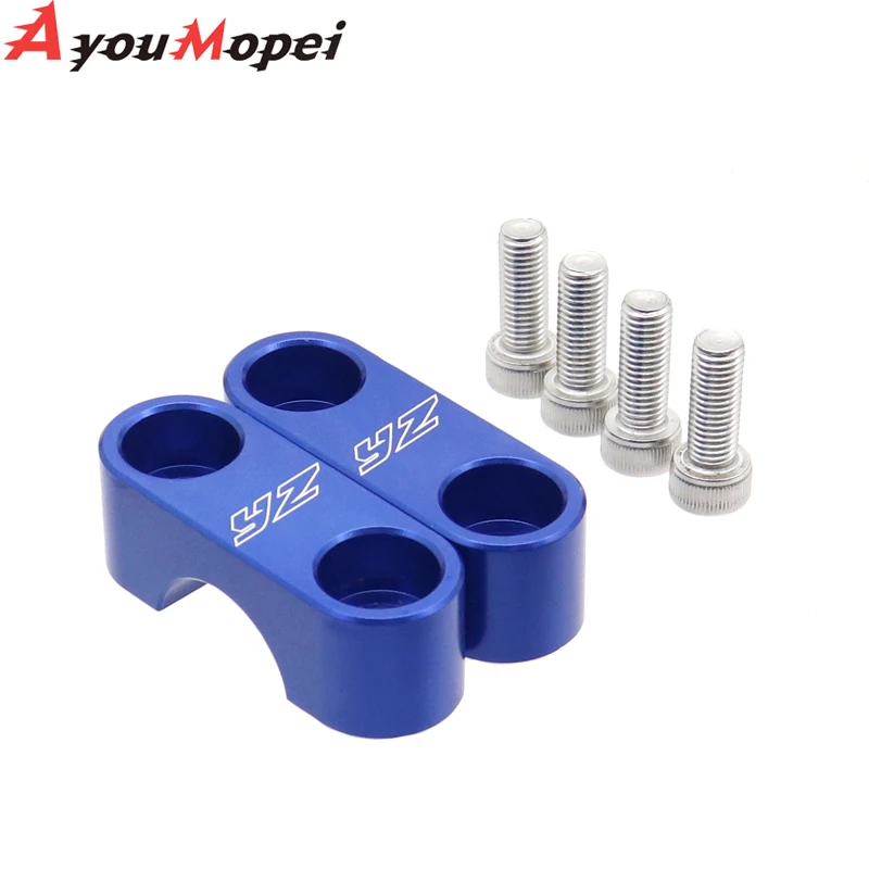 For YAMAHA YZ85 YZ80 YZ125 YZ250 Handlebar Clamping Cover Dirt Bike Bar Top Mount Clamp Cap Motorcycle Parts YZ 85/80/125/250