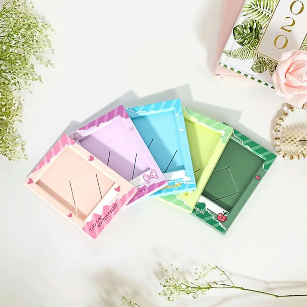 

Color Frame 3 Inch 3 Inch Photo Holder Mini Vertical 3 Inch Photo Frame Portable Multicolor Mini Film Frame Place Photos