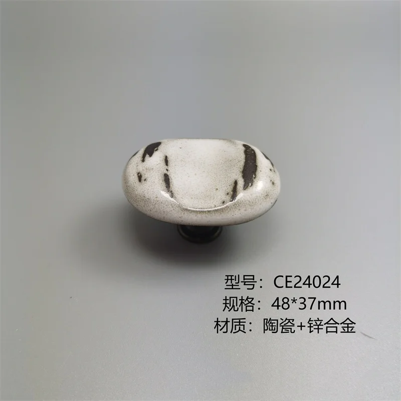 Novo estilo chinês cerâmica armário maçaneta da porta gaveta alças artesanal guarda-roupa cupbaord puxa criativo cozinha sapato botões