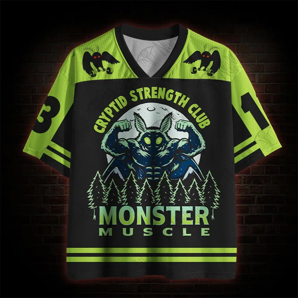 2026 New Movie Sports Fashion Adult and Children's Short Sleeve V-neck Street Eye Clothing Gothic Style Horror Fans Gift
