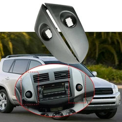 2pcs Center Dash Air Vent Radio Bezel Trim Dashboard Instrument Cluster Panel for Toyota Rav4 2006 2007 2008 2009 2010 2012