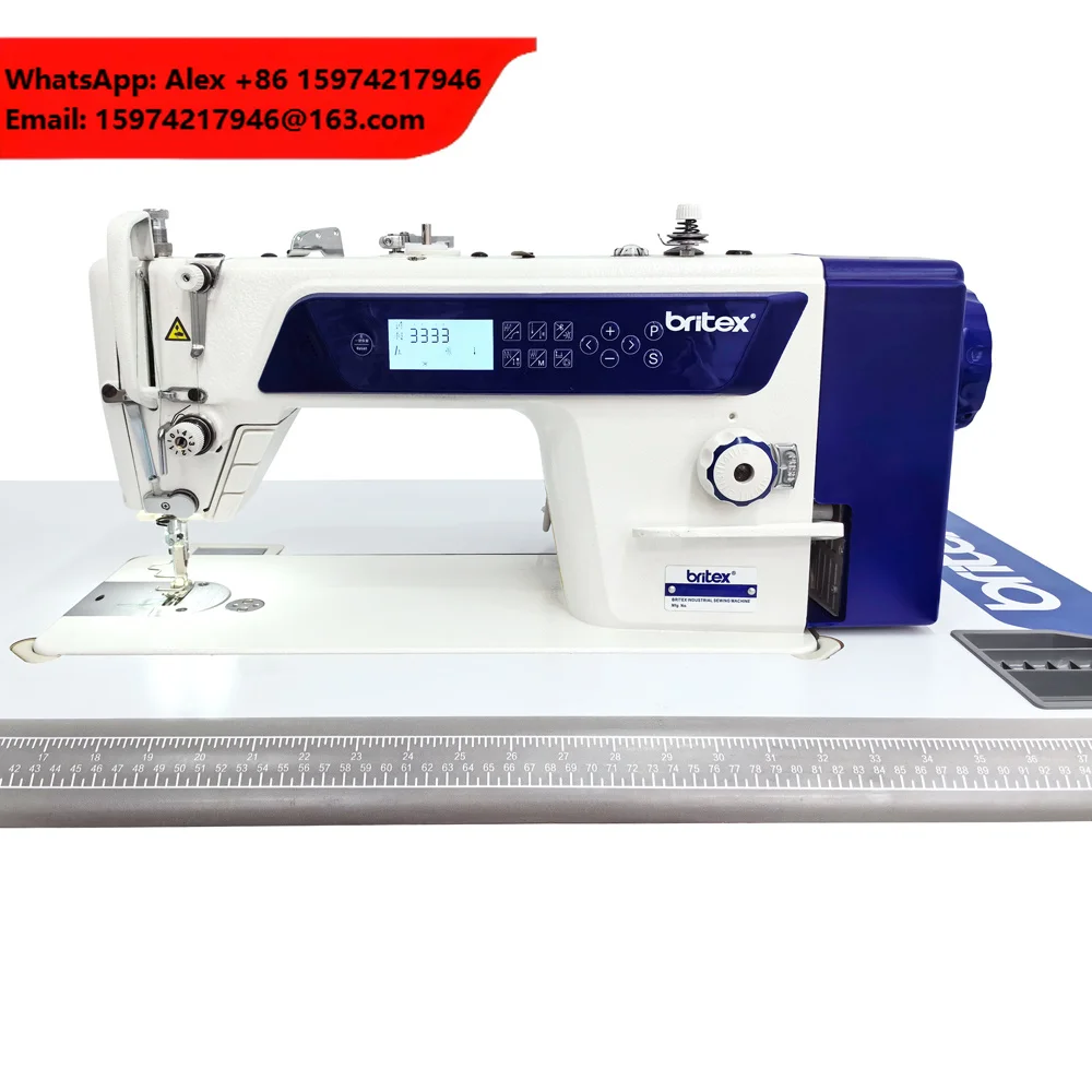 Hot Sale Britex BR-9100-D4 Computer Automatic Industrial Lockstitch Sewing Machine With Auto-trimmer For Home Use