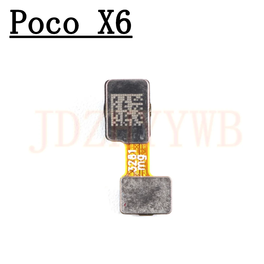 Original para Xiaomi Poco X6 Pro Sensor de huellas dactilares tecla de retorno para el hogar menú botón de encendido Cable de cinta flexible Poco X6Pro