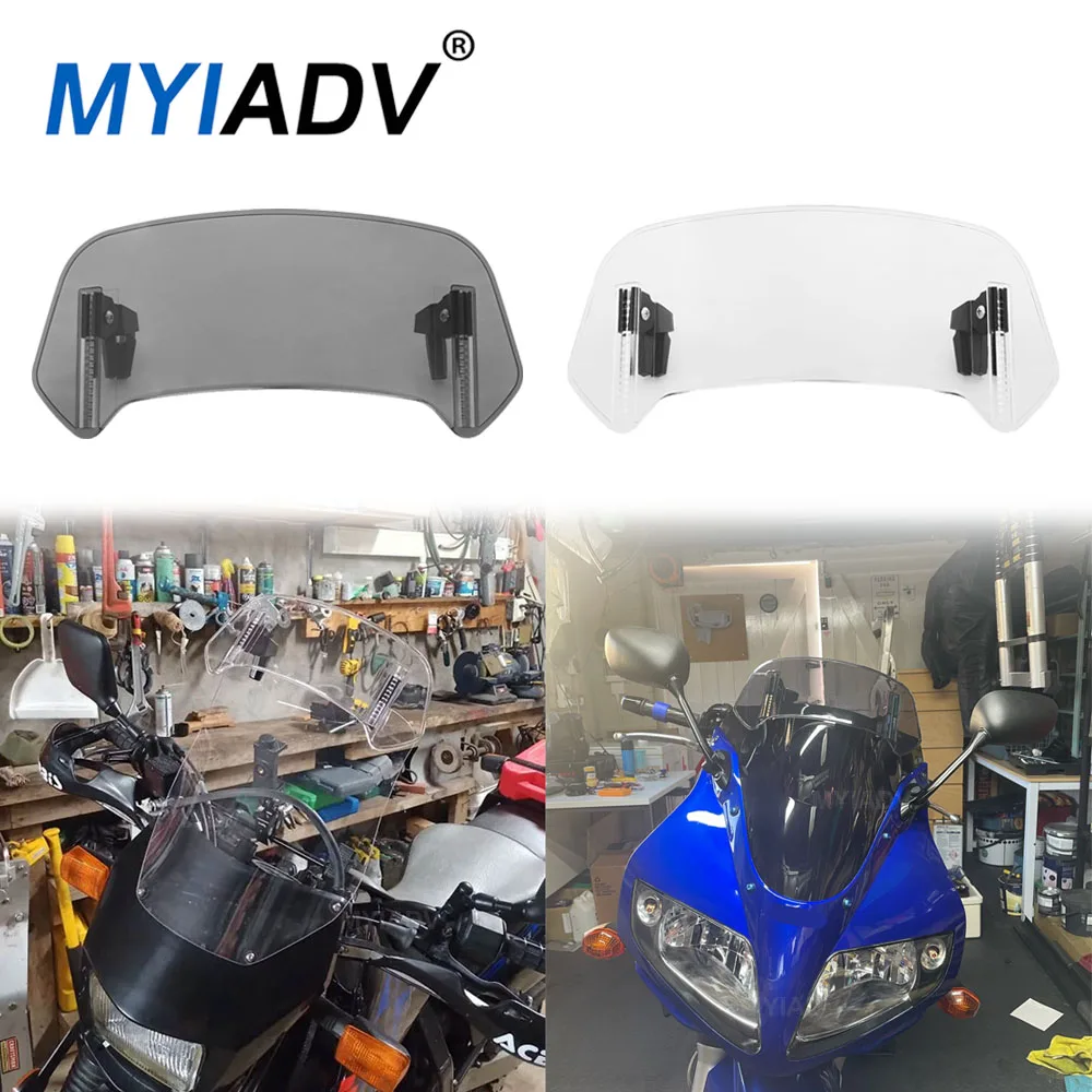 

Motorcycle Universal Adjustable Windscreen Windshield For Honda X-ADV 750 Rebel CMX500 CMX300 Extension Wind Deflector Spoiler