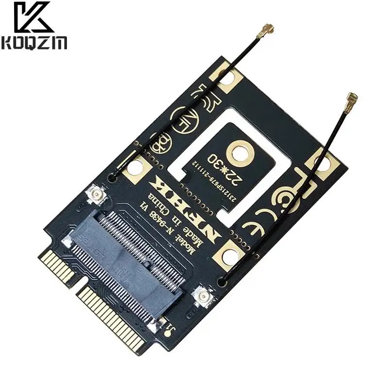 New M.2 NGFF To Mini PCI-E (PCIe+USB) Adapter For M.2 Wifi Bluetooth Wireless Wlan Card AX200 9260 8265 8260 For Laptop