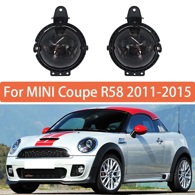 

Противотуманная фара черная для BMW MINI Coupe R58 2011-2015, передний бампер, противотуманка 63172751295 51112751295