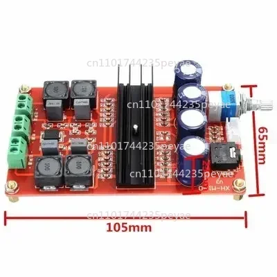 XH-M190 TDA3116D2 high-power digital power amplifier board TPA3116 dual-channel amplifier board 12-24V