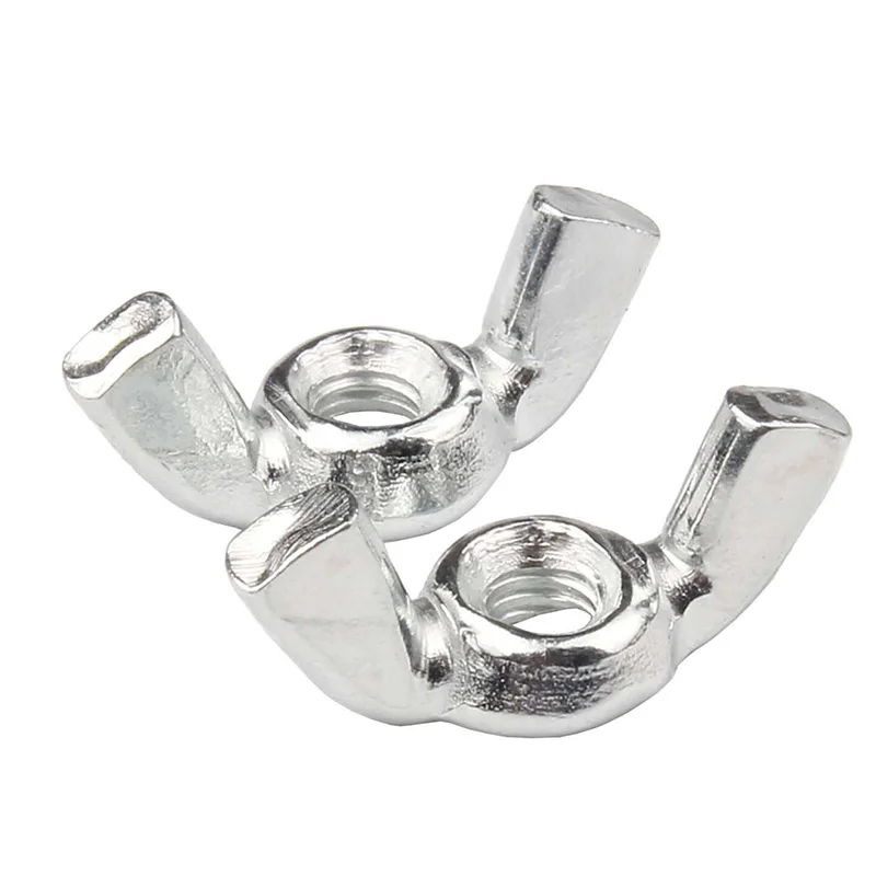 Zinc Plated British Standard Wing Nut 3/16-24 1/4-20 5/16-18 3/8-16 1/2-12 Heavy Duty Corrosion Resistant Hand Twist Fastener