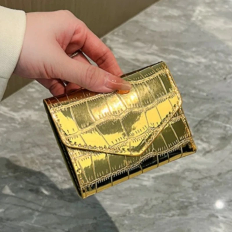 

Женский кошелек Laser, вместительный держатель для карт, кошелек-клипса, модный деловой чехол для кредитных карт