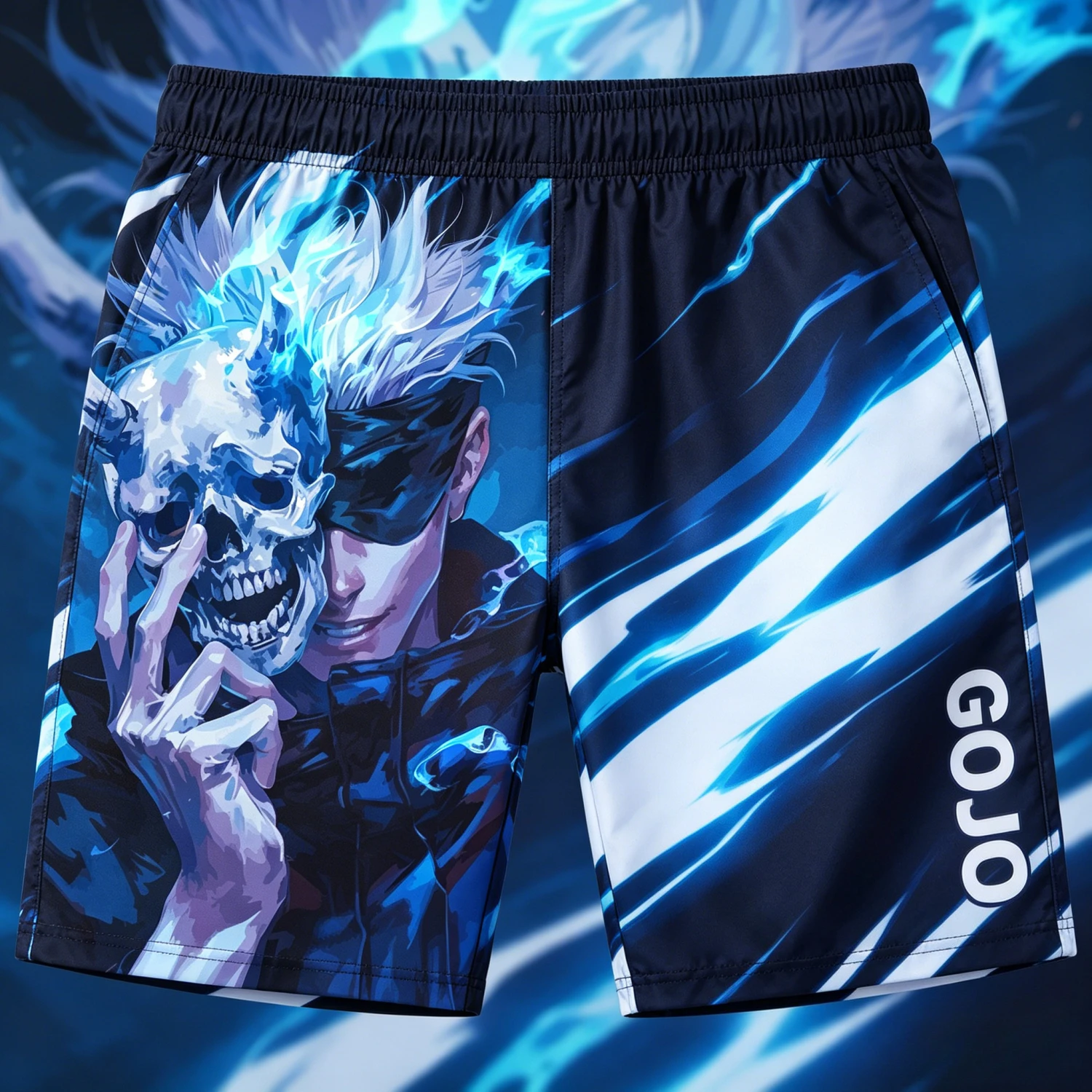 2026 Summer Jujutsu Kaisen Retro Cosplay Beach Shorts Men's Oversized 3D Printed Quick-drying Breathable Shorts Unisex Children