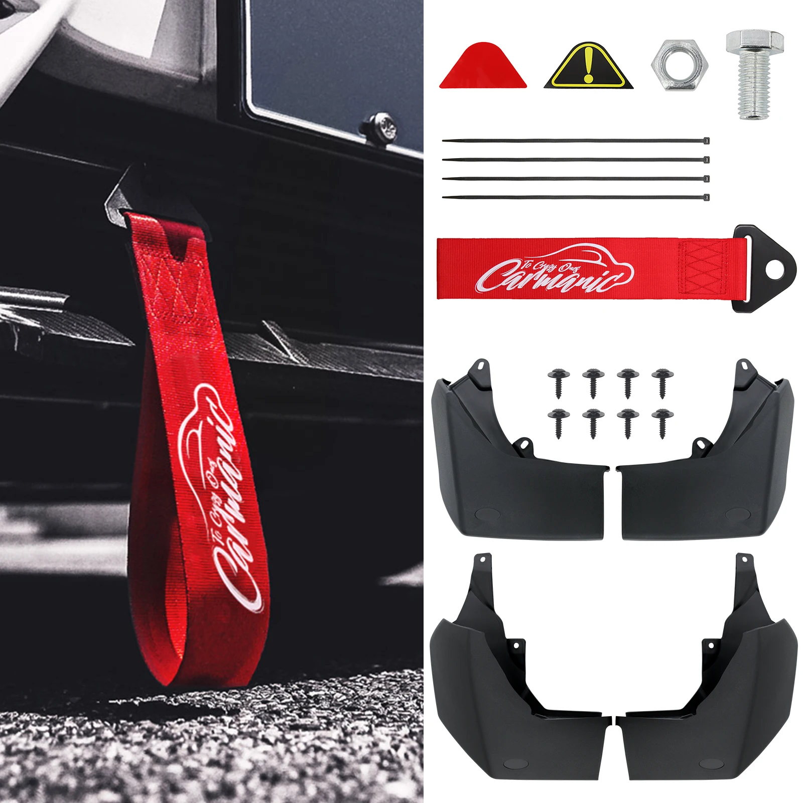 

Брызговики с буксировочным ремнем, передние и задние Стайлинг, брызговики, брызговики, автозапчасти для Land Rover Discovery 4 LR4 2009-2016