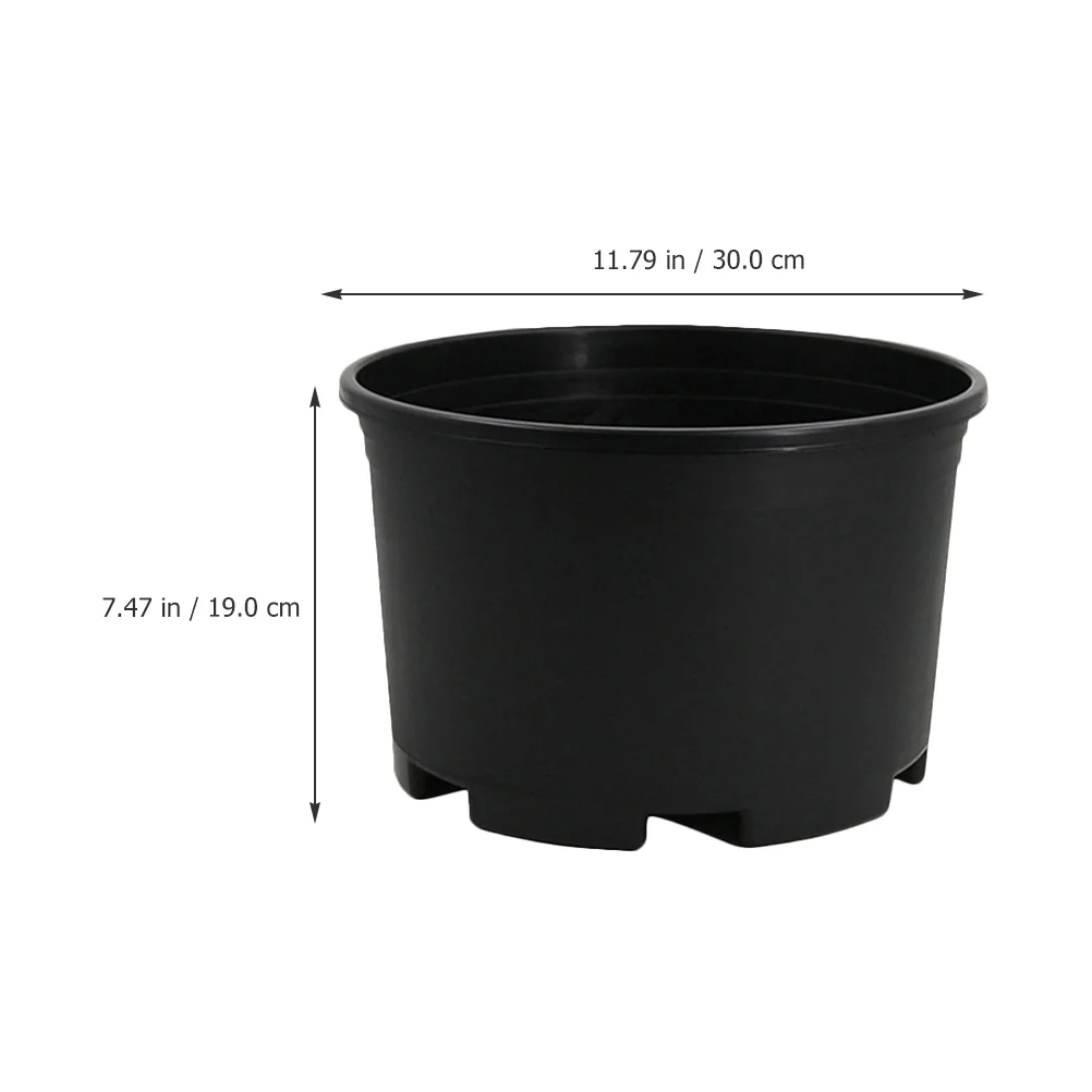 2 Pcs Extra Large Plant Pots for Trees Plastic Plants Planter Houseplants Nursery Outdoor Flower Orchid Hydrangea