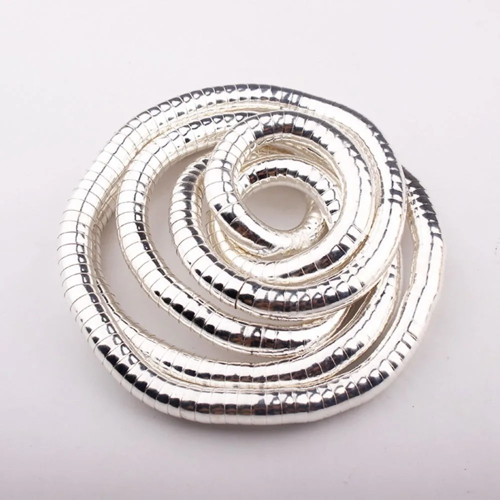 Creative Gift Alloy Bendable Snake Necklace Gold Color Silver Color Flexible Choker Punk Twistable Bracelet Jewelry Accessories