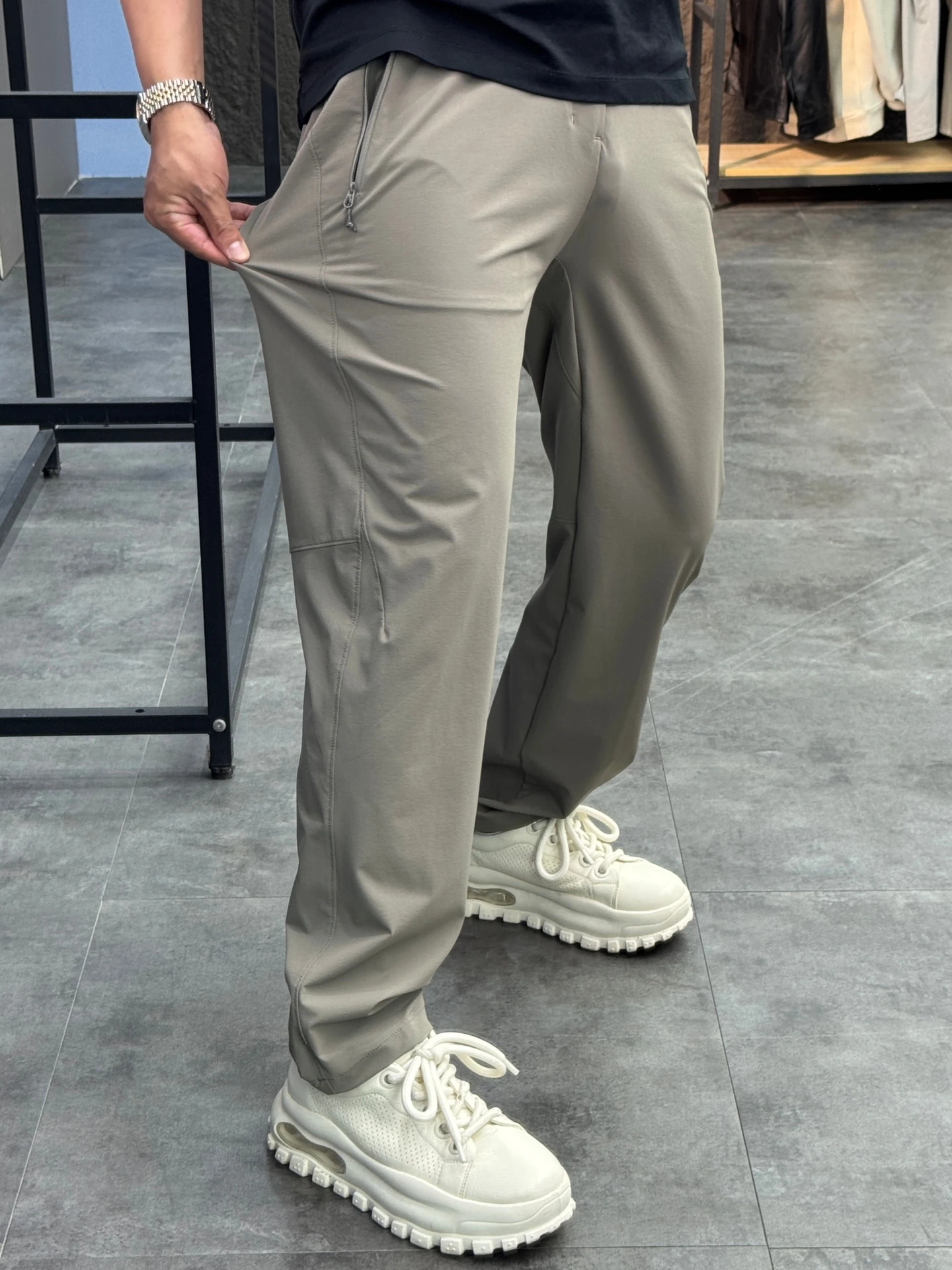 Svip Cabinet Men's Casual Pants 4000 Functions Spring Summer Thin Breathable Three-dimensional Straight Leg Quick-drying Pants