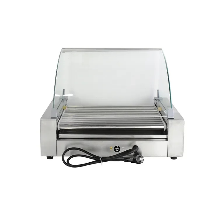 Hot Dog 11 Roller 27 Cani Grill Hot Dog Maker Macchina Rullo per salsicce Macchina commerciale per cucinare