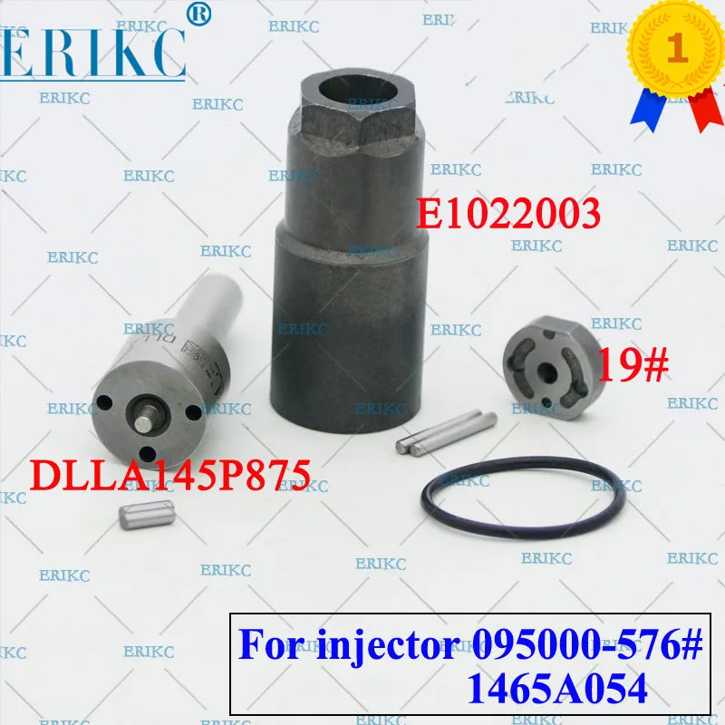 Original injector repair kits DLLA145P875 093400-8750 valve plate for Mitsubishi injector 1465A054 DCRI105760 095000-5760