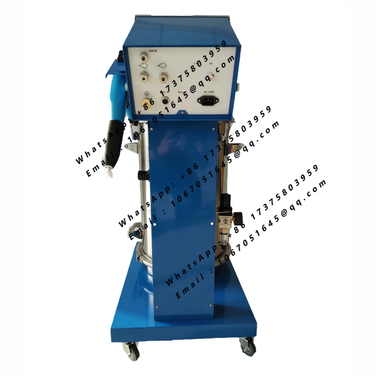 WX-K1 Hopper Feed Manual Powder Coating Booth for Plastic Substrate High Efficiency Low Cost 1 Year Warranty