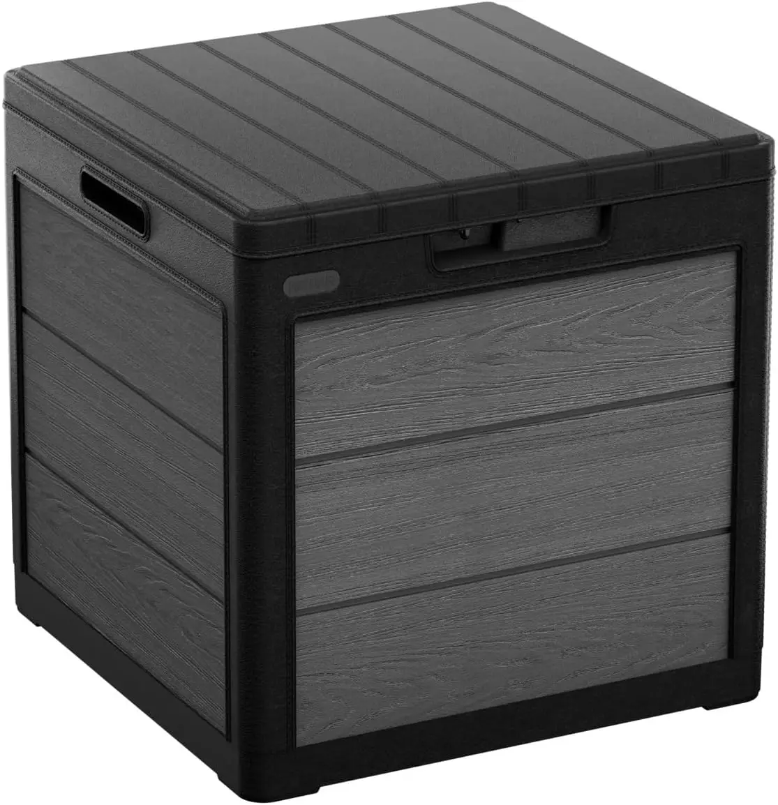 

Cortina 30 Gallon Resin Outdoor Storage Box and Patio Side Table for Pool and Garden Accessories Graphite