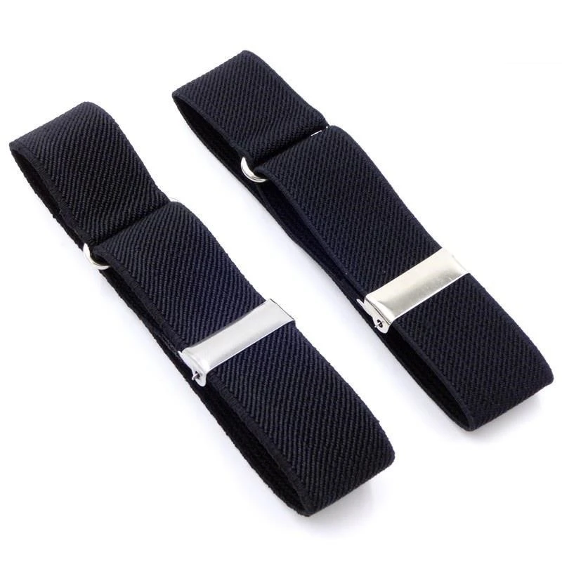 Picture 6: Shirt Sleeve Holders 2.5cm Elasticated Unisex Armbands Sleeve Garter Adjustable Gift Cufflink Business Wedding Groom Accessory