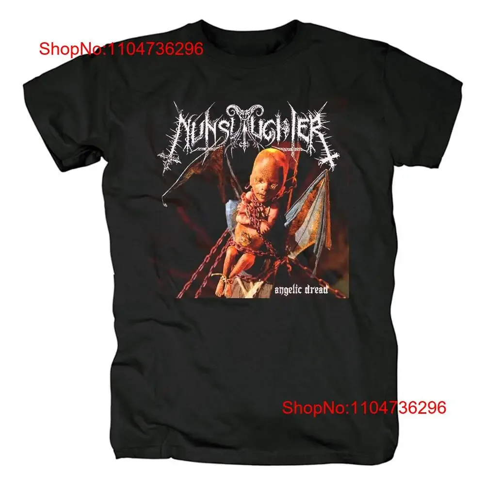 

Nunslaughter Angelic Dread Cotton Black Full Size S 5XL T Shirt DO202 vintage Washed graphic streetwear Slightly