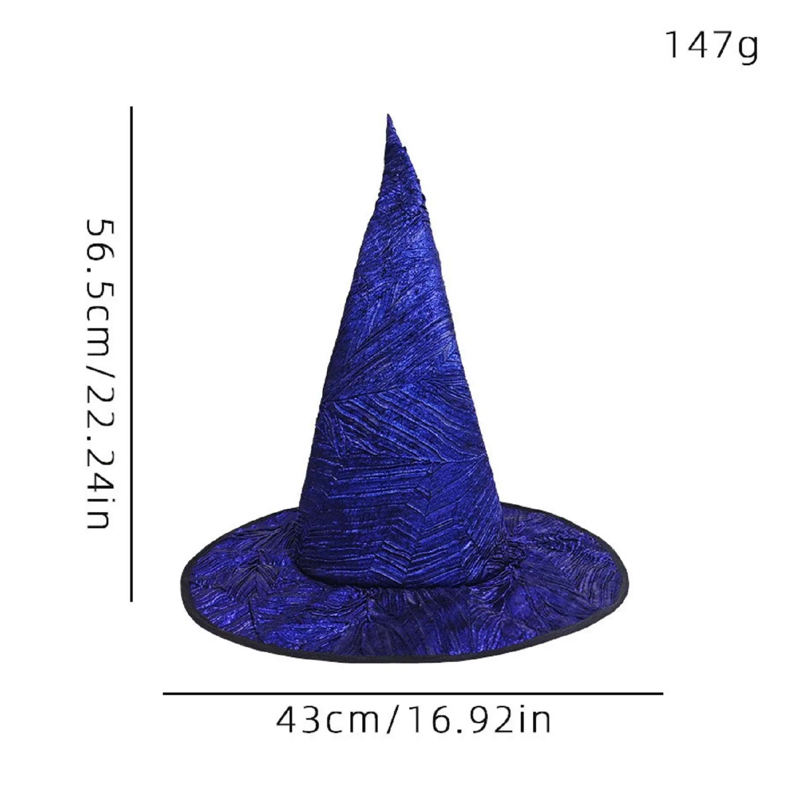 Sombrero de bruja con forma ajustable, sombrero de bruja retorcido seguro, cómodo para fiesta navideña, accesorios de disfraz de Cosplay para Halloween