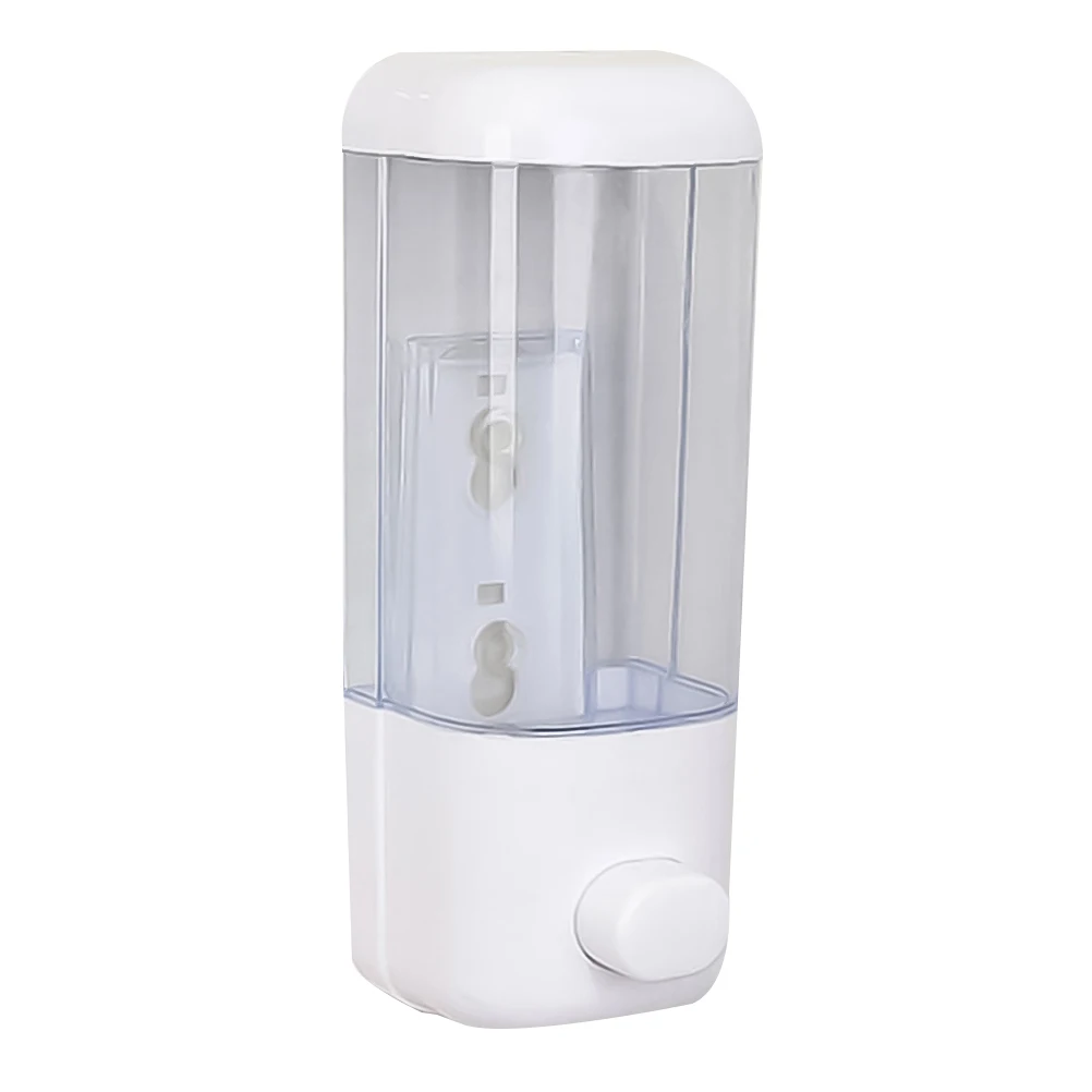 

Wall Mounted Dispenser Liquid Holder Refillable Bathroom Kitchen Refillable Soap Box Plastic Storage