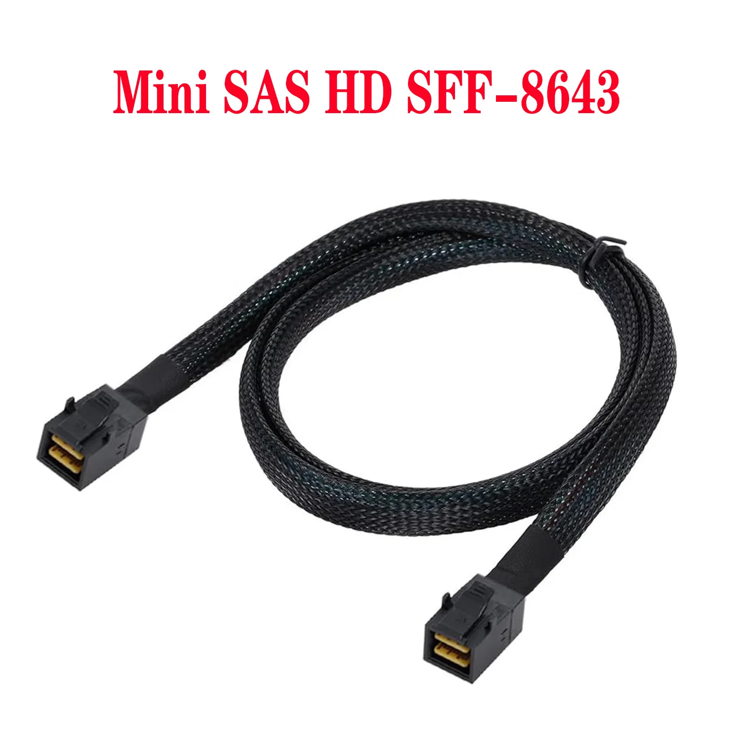 25cm 0.5m 1m SFF-8643 Mini SAS HD Server Motherboard Backplane Cable SFF 8643 to 8643 MINI SAS Cable for Computer Hard Disk