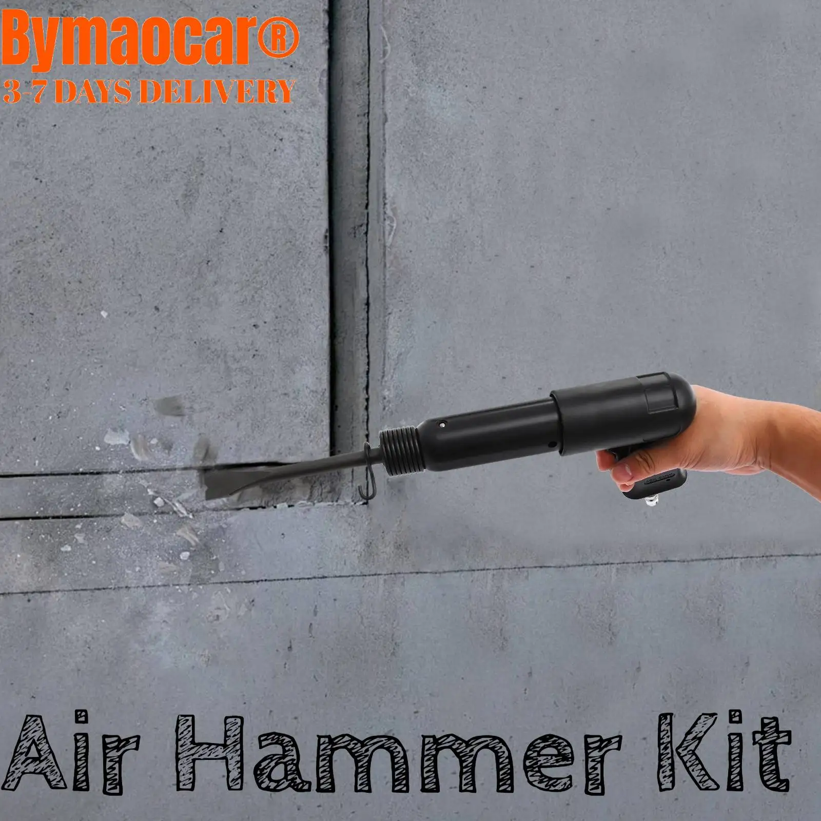 

Комплект воздушного молотка с быстросменным фиксатором для быстрого резки лопаты, удаления сварочного шлака, тормозных колодок, прорезной стены, дорожного знака.