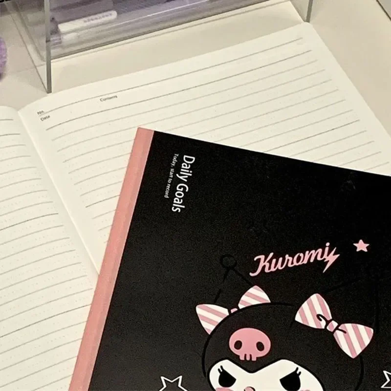 Sanrio Kuromi Notebook Cute Cartoon student stationery Horizontal Line Book Student Notepad Ins Classmate Toys for Girl Gifts