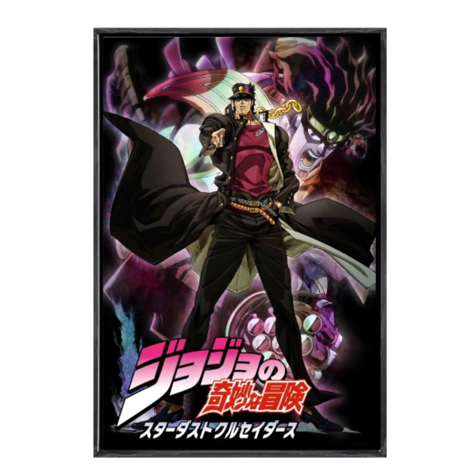 

Japanese Manga Jojo's Bizarre Adventure Multi-Size Canvas Poster Double Framed Wall Art Home Decor Home Decor