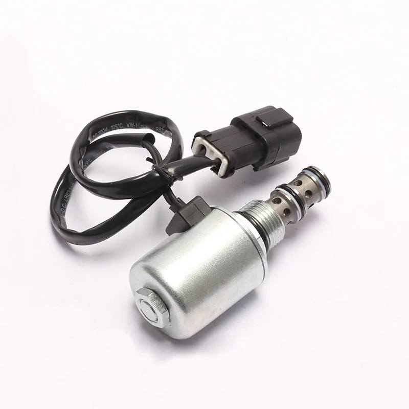 

For Komatsu PC200-5 - 6 small head safety lock rotary travel solenoid valve iron 6D95 excavator accessories