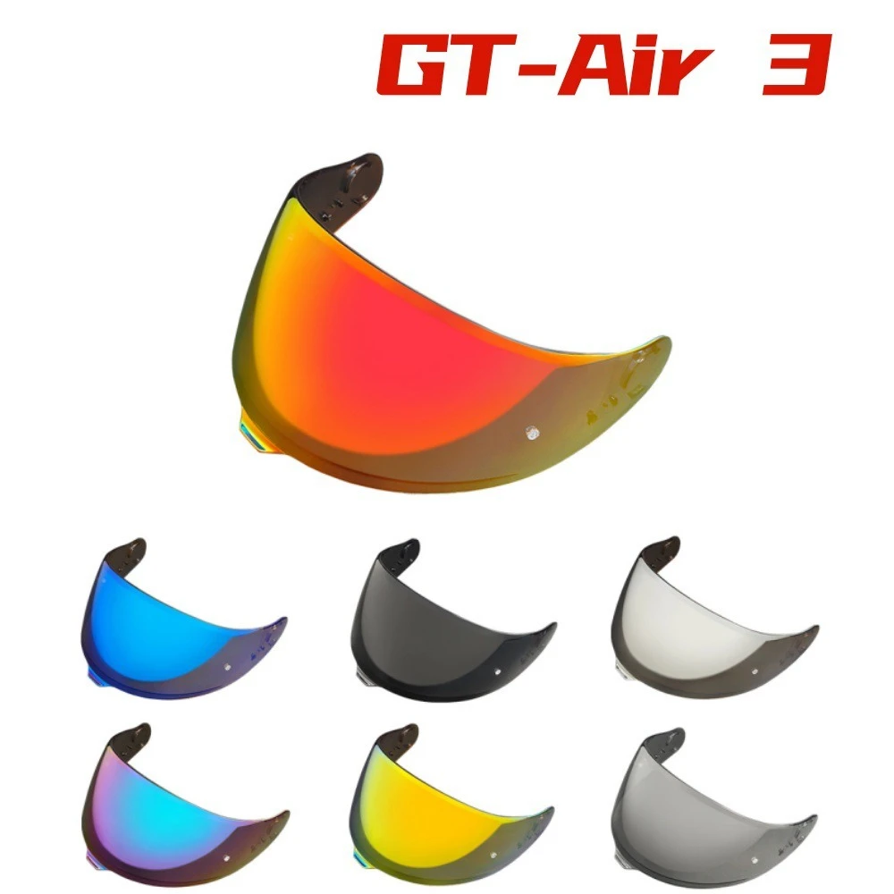 Plated Mirror UV‑Protection Helmet Replacement Visor, Full‑Face Helmet Lens for GT Air3 GTAIR 3 Helmet with CNS‑1C Mount Base