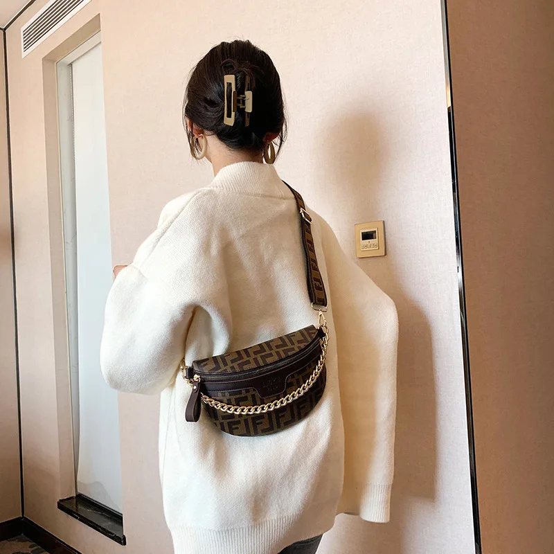 Женская нагрудная сумка-трансформер 2025 года, широкая сумка через плечо / 3-сторонняя переноска (пояс/рюкзак), регулируемая сумка-слинг