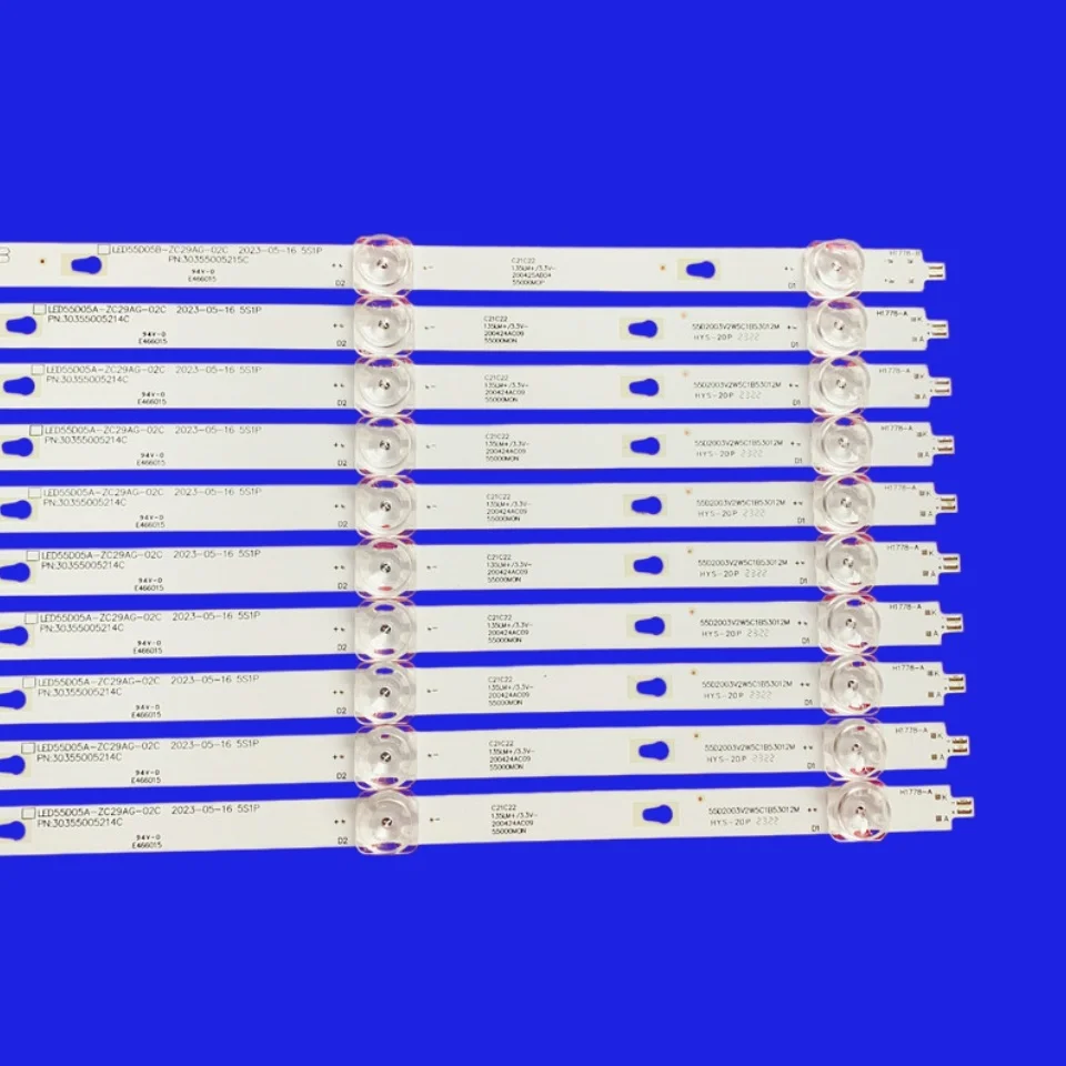LED Backlight Strip For JVC LT-55KB607 RCA RTRU5528-B-CA LED55D05B LED55D05A-ZC29AG-02T