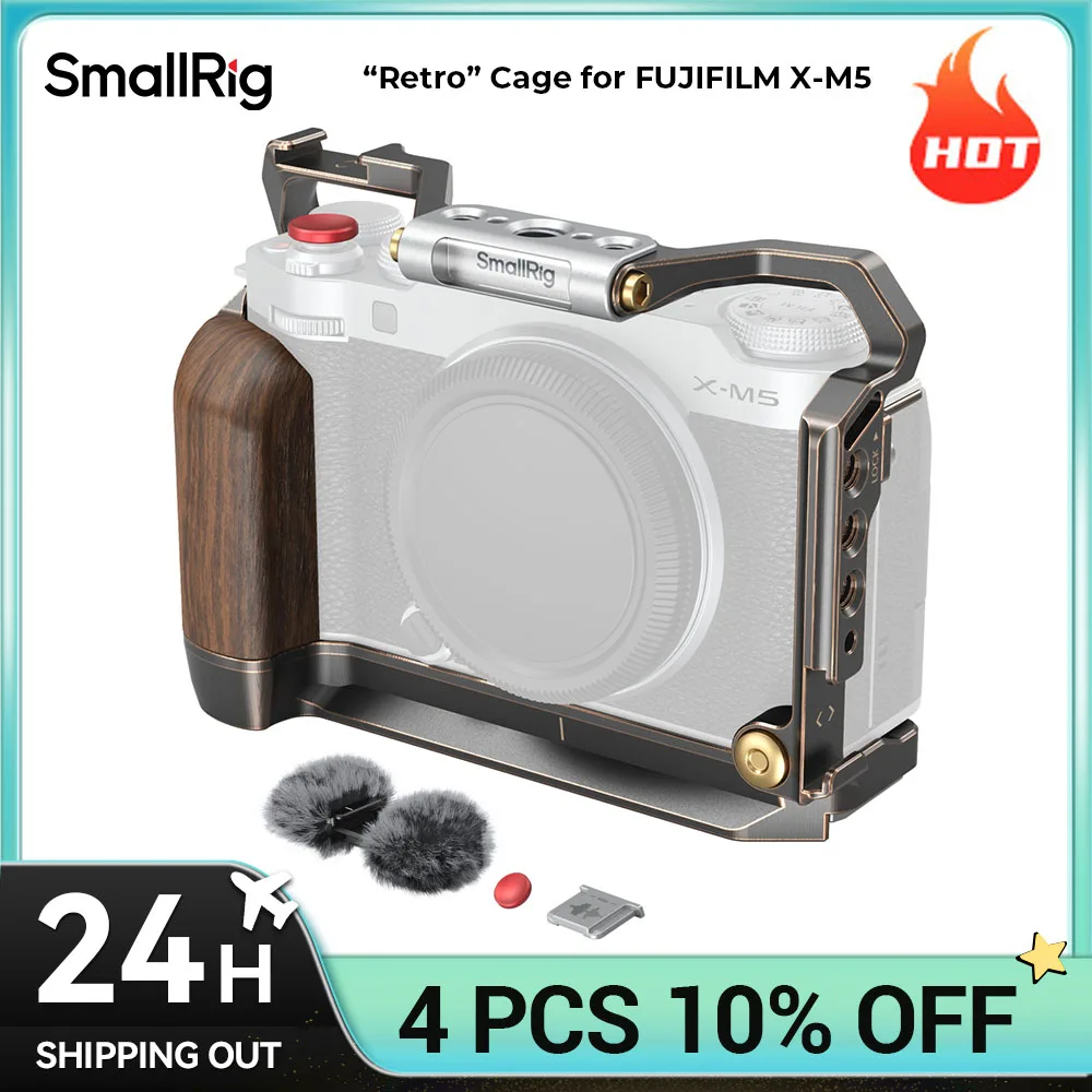 SmallRig X-M5 Retro Cage for FUJIFILM X-M5, with 3/8