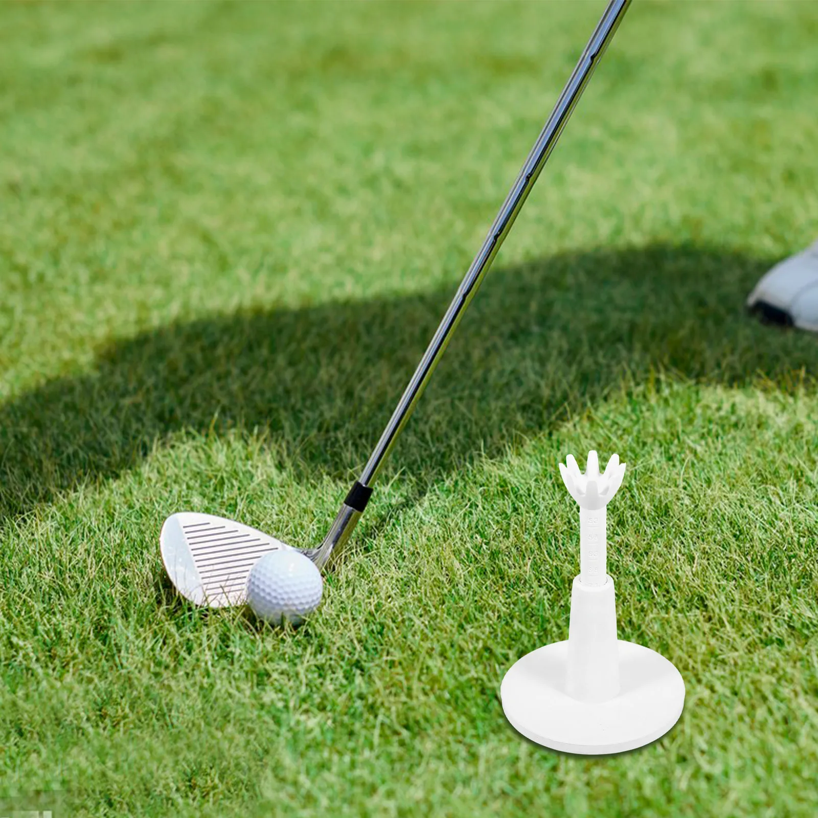 

2Pcs Adjustable Golf Ball Tee Premium Crown Top Training Peg Compact Lightweight Portable Practice Tool for Indoor Outdoor Use