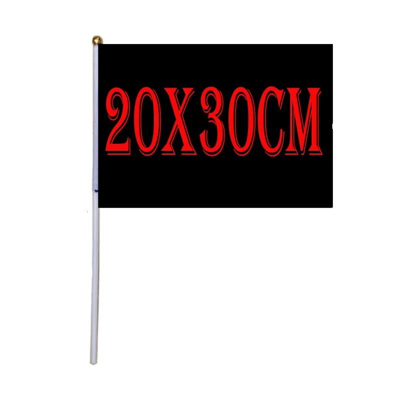 (SKY FLAG)custom hand flags 14*21cm or 20*30cm Hanging flag any logo any design polyster material customize hand waving flags image 3