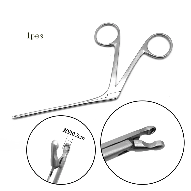 Ear canal forceps to remove foreign body Forceps to hold ear wax forceps