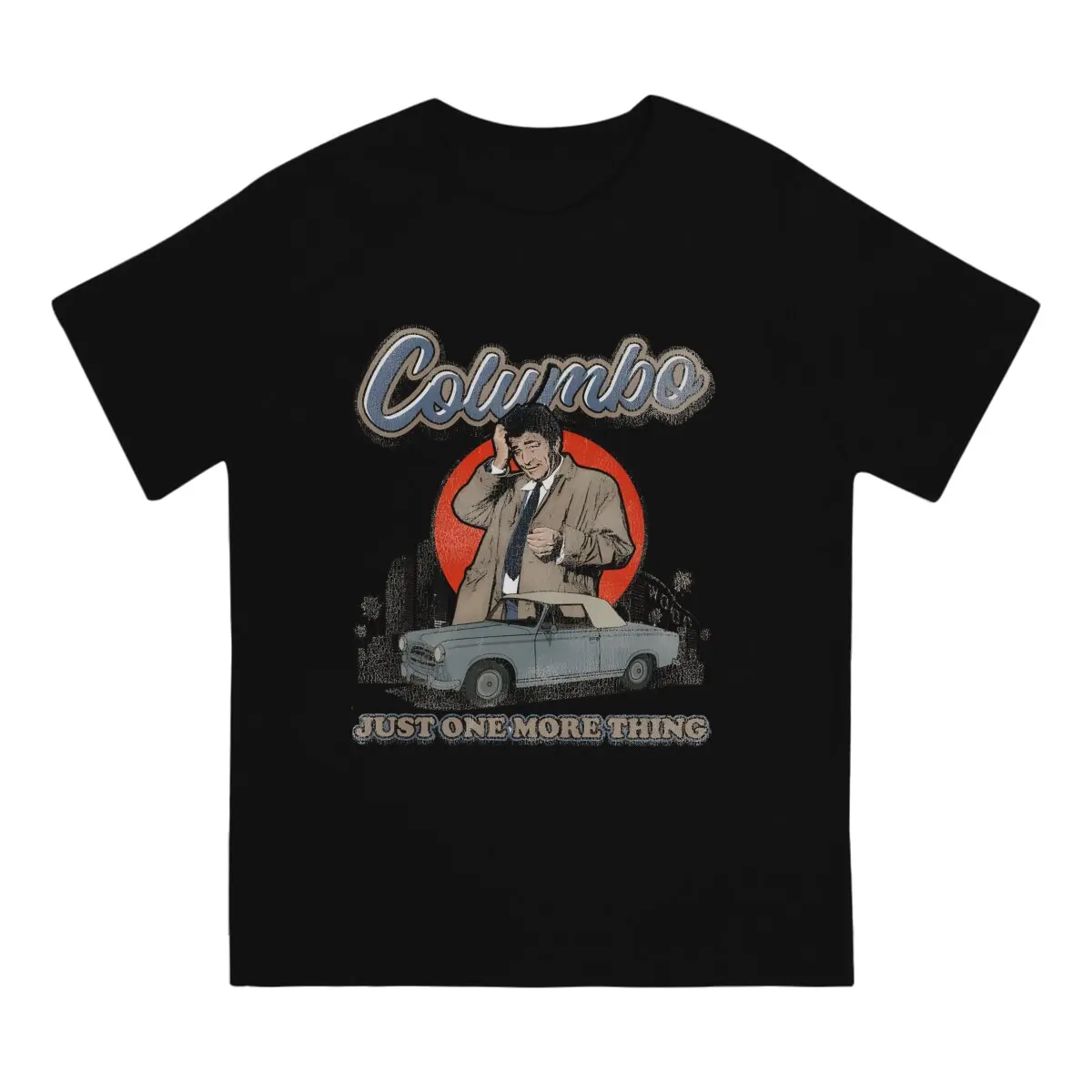 Columbo TV Series Vintage T Shirt Punk Men's Tees Summer Cotton Clothing Harajuku O-Neck TShirt